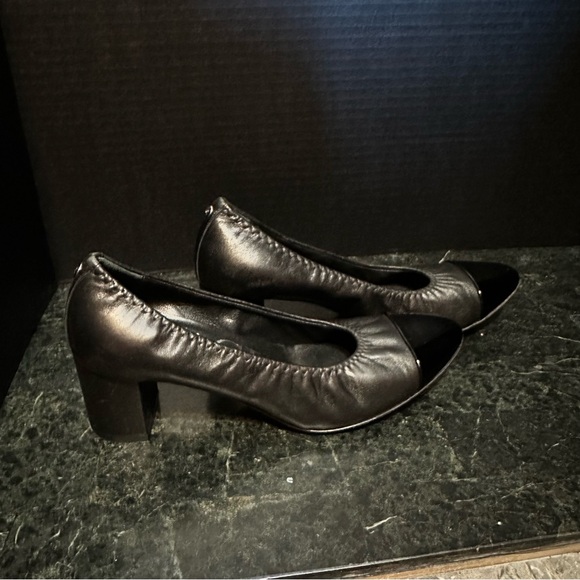 AGL Classic Cap Toe Leather Pump Heel Made In Italy $300+ Atilio Gusti Leombruni - Picture 6 of 10